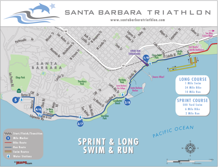 Course Santa Barbara Triathlon